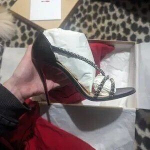 Christian Louboutin So Me spike red sole heel size 40